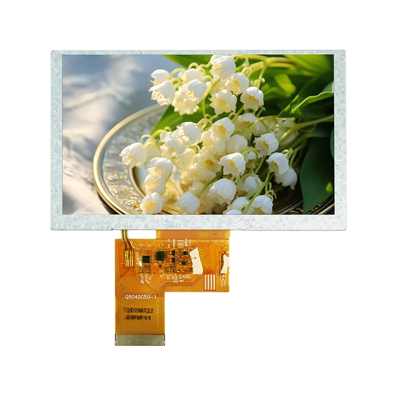 5.0 'به طور معمول ماژول نمایشگر LCD رنگ سفید TFT