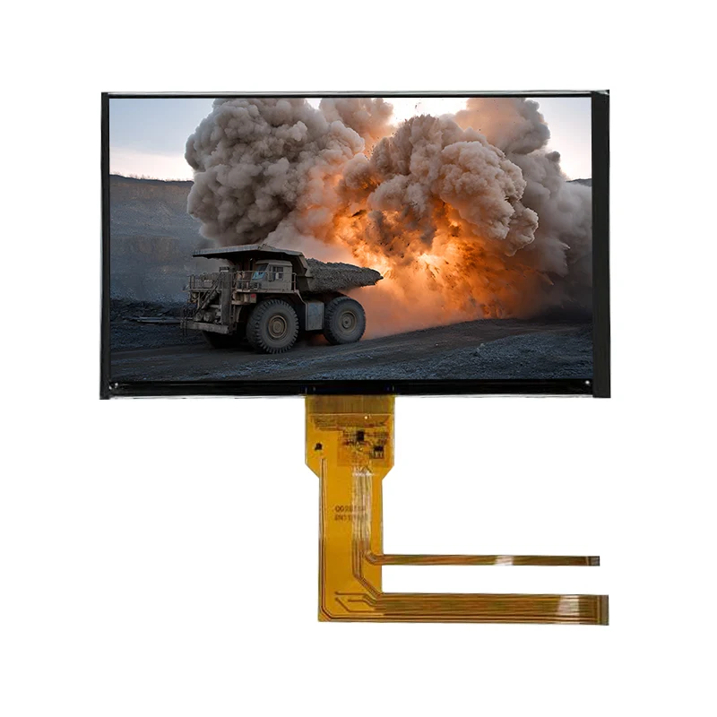 ماژول صفحه نمایش لمسی 7.0 اینچی معمولی مشکی 350 Nit Thinner IPS درون سلولی